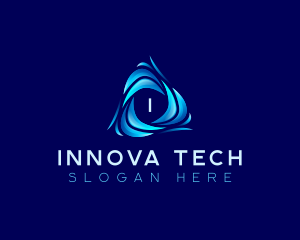 Water Tech Wave logo design