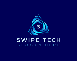 Water Tech Wave logo design