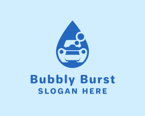 Car Water Drop logo design