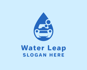 Car Water Drop logo design