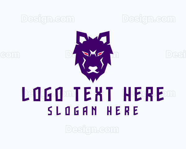 Wolf Dog Head Logo