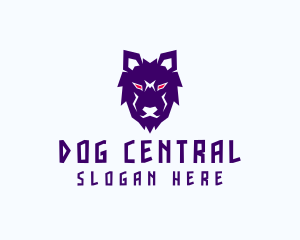 Wolf Dog Head logo design