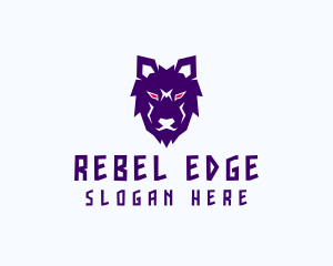 Wolf Dog Head logo design