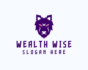 Wolf Dog Head logo