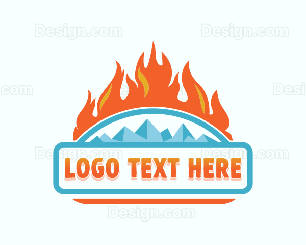 Fire Ice Temperature Logo