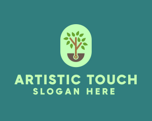 Nature Tree Planting logo design