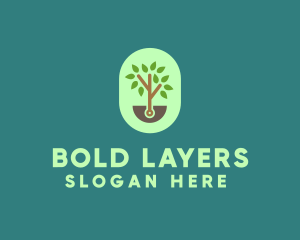 Nature Tree Planting logo design