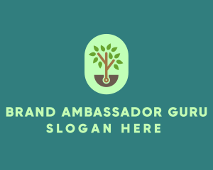 Nature Tree Planting logo design