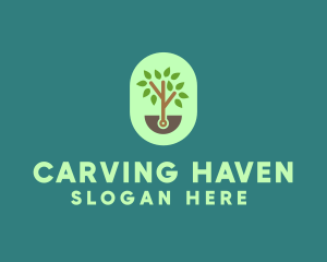 Nature Tree Planting logo design