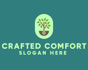 Nature Tree Planting logo design