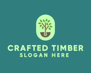 Nature Tree Planting logo design