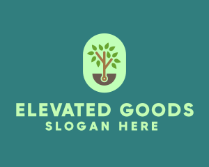 Nature Tree Planting logo design