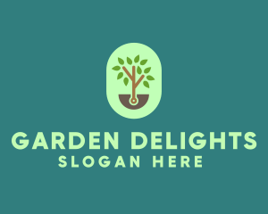 Nature Tree Planting logo design