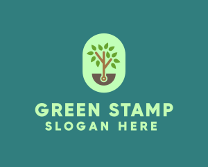 Nature Tree Planting logo design