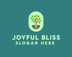 Nature Tree Planting logo design