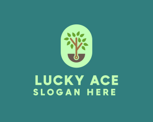 Nature Tree Planting logo design