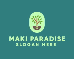 Nature Tree Planting logo design