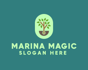 Nature Tree Planting logo design