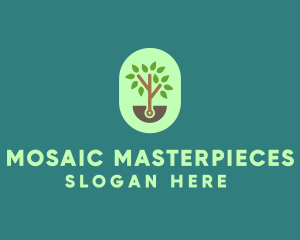 Nature Tree Planting logo design