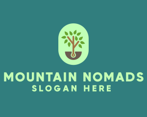 Nature Tree Planting logo design