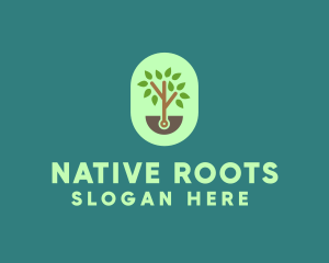 Nature Tree Planting logo design