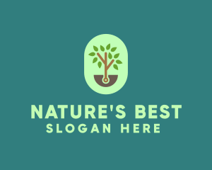 Nature Tree Planting logo design