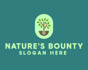 Nature Tree Planting logo design