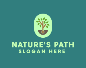 Nature Tree Planting logo design