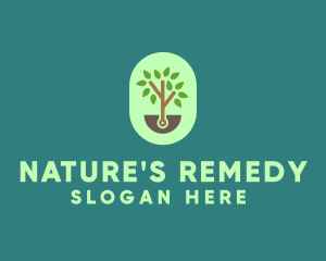 Nature Tree Planting logo design