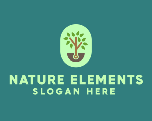 Nature Tree Planting logo design