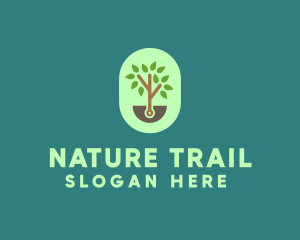 Nature Tree Planting logo design