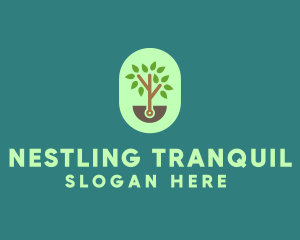 Nature Tree Planting logo design