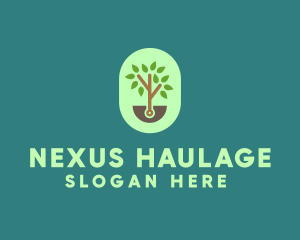 Nature Tree Planting logo design