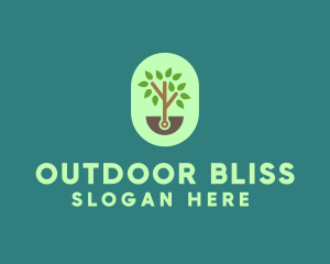 Nature Tree Planting logo design