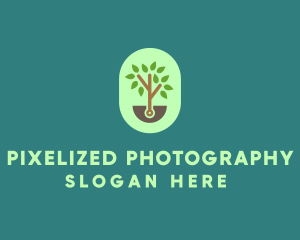 Nature Tree Planting logo design