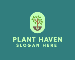 Nature Tree Planting logo design