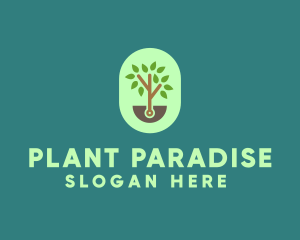 Nature Tree Planting logo design