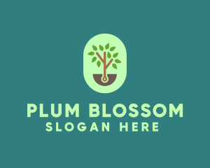 Nature Tree Planting logo design