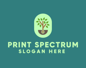 Nature Tree Planting logo design