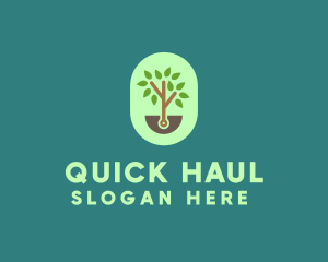 Nature Tree Planting logo design