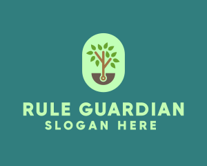 Nature Tree Planting logo design