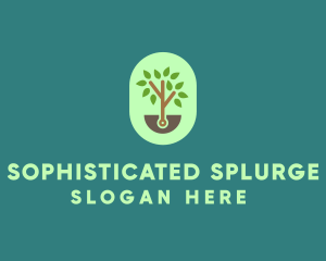 Nature Tree Planting logo design