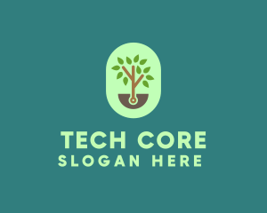 Nature Tree Planting logo design