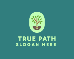 Nature Tree Planting logo design