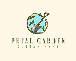 Shovel Plant Landscaping logo design