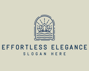 Lotus Flower Wellness logo design