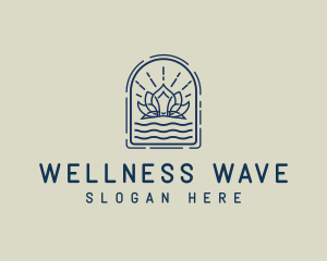 Lotus Flower Wellness logo design