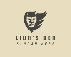 Lion Head Nature logo design