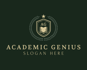 Knowledge Book Education Academy logo design