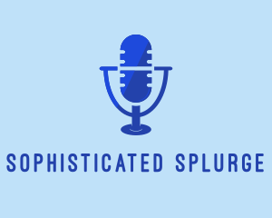 Blue Microphone Mic logo design